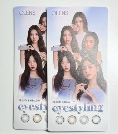 OLENS 美瞳卡、商品摺頁