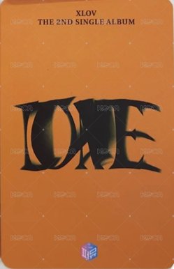 I ONE 1stmusic 線上1.0 簽售卡 倒V 背面