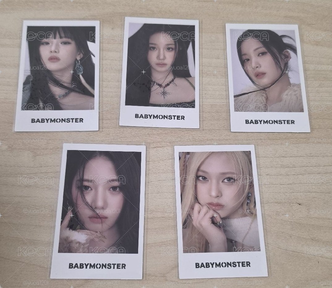 Babymonster wvs特典 拍立得