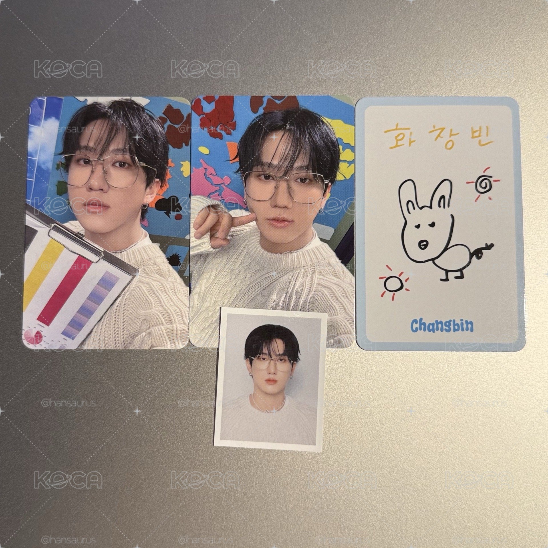 五期會員禮 彬set 小卡3張+證件照（雙面）