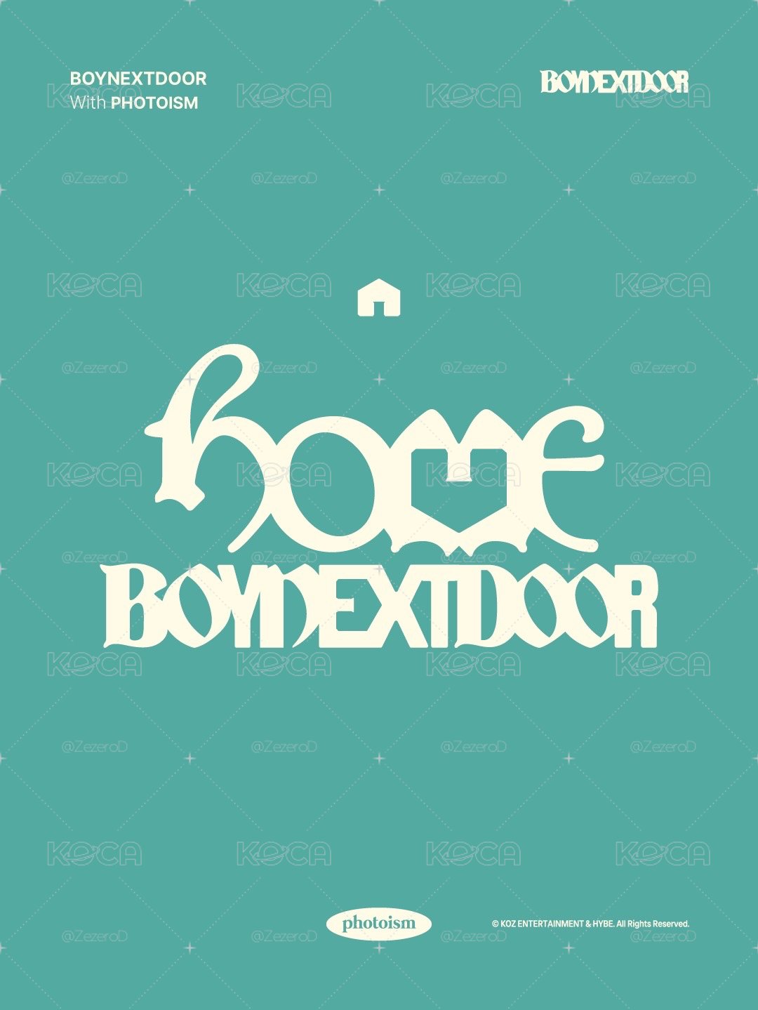 BOYNEXTDOOR HOME X photoism 人生四格卡 代印 1組兩張