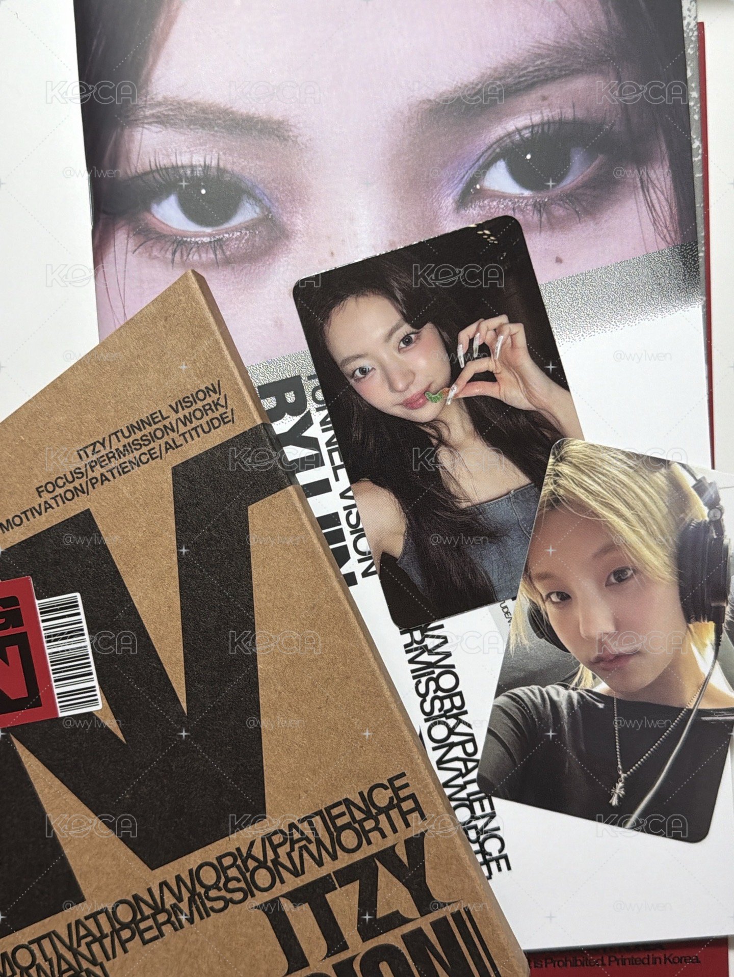 ITZY MOTTO專卡們+TNVS留單封全專
