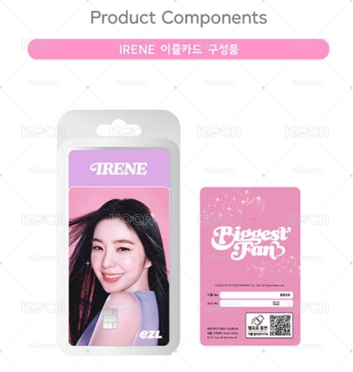 (預購)IRENE Biggest Fan EZL CARD 交通卡 (Berriz)