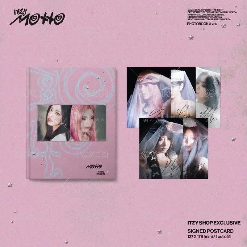 itzy motto美版親簽專輯