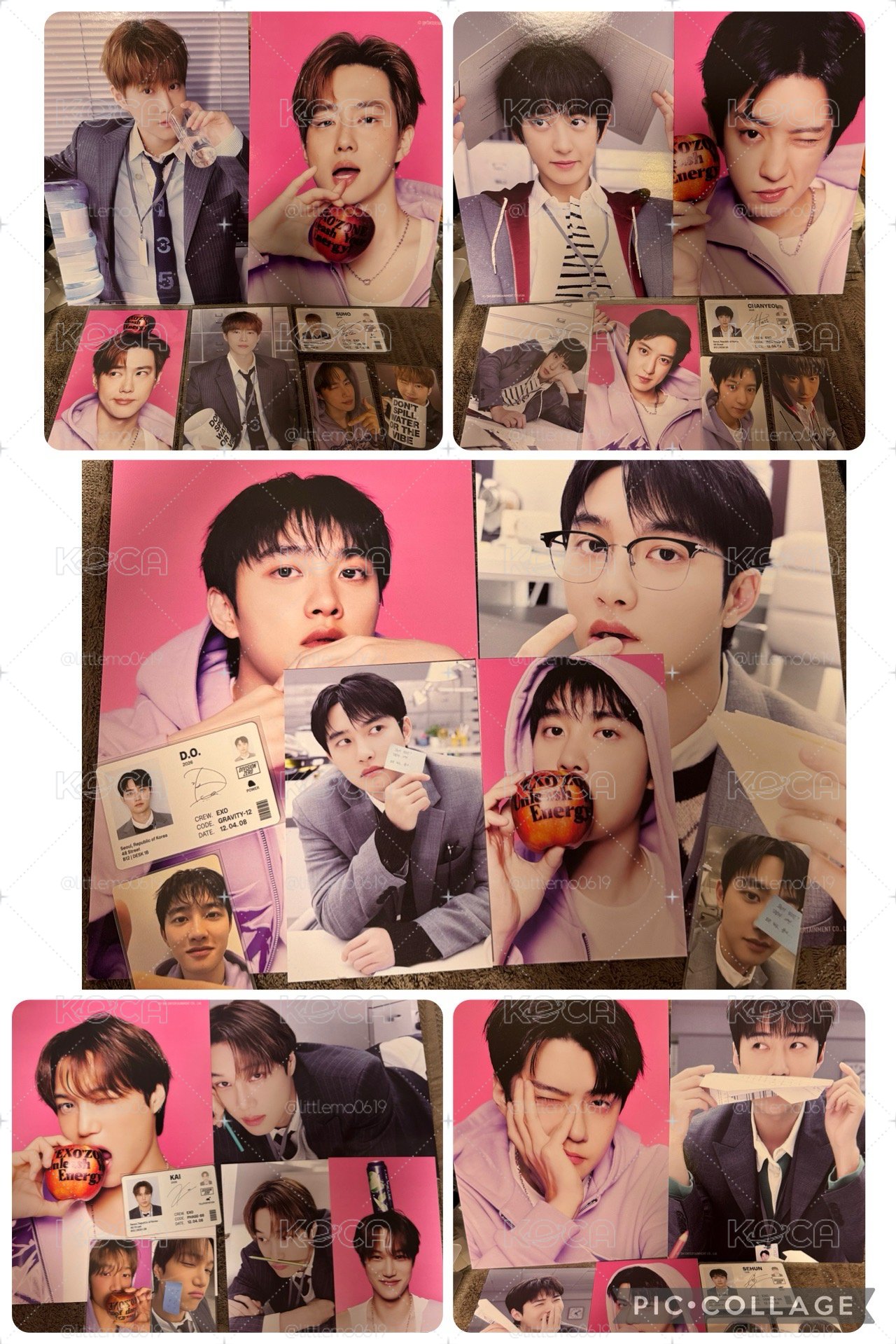 🤍EXO 2026年曆成員固配SET單拍區