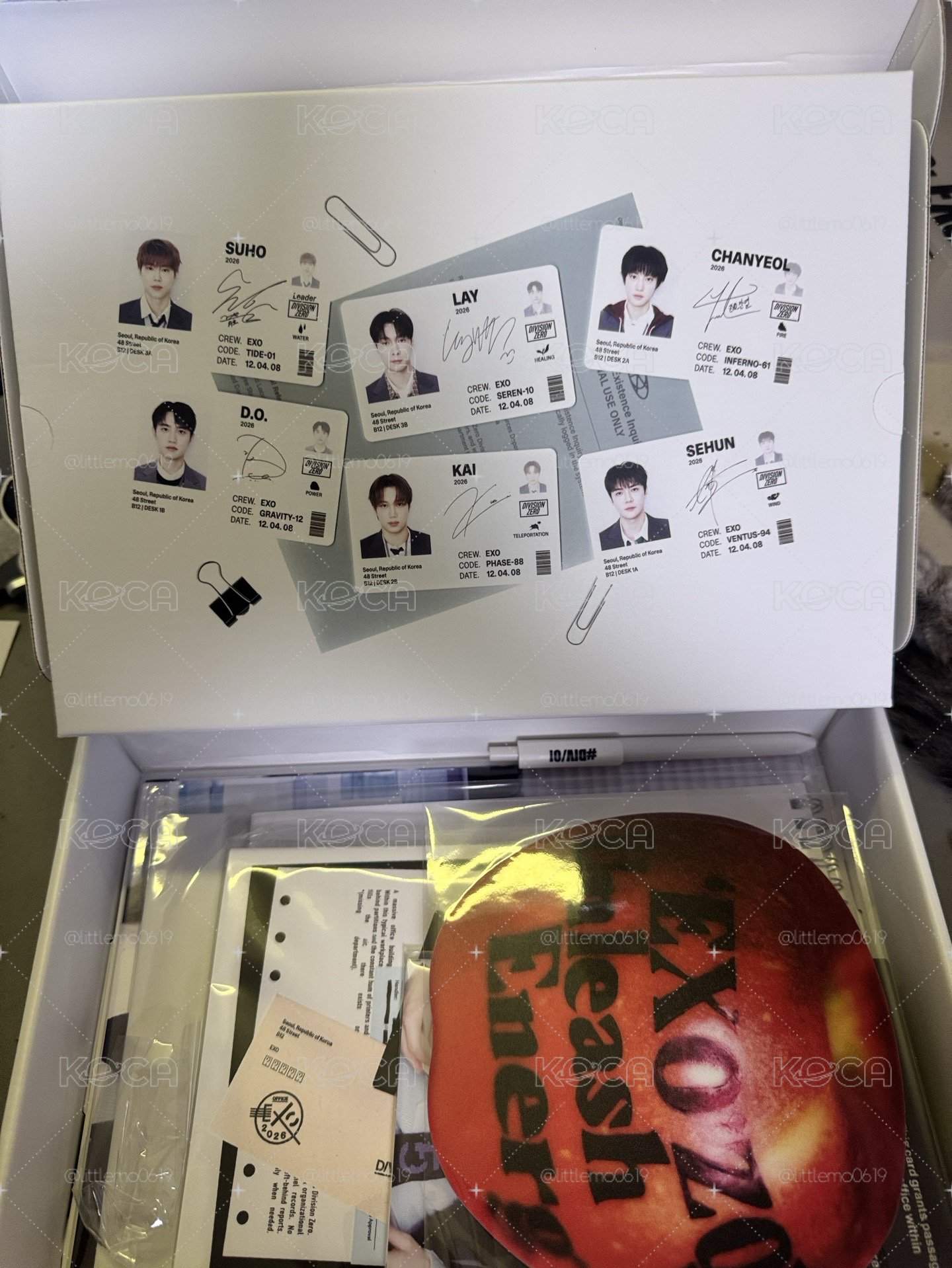 🤍EXO 2026年曆成員固配SET單拍區