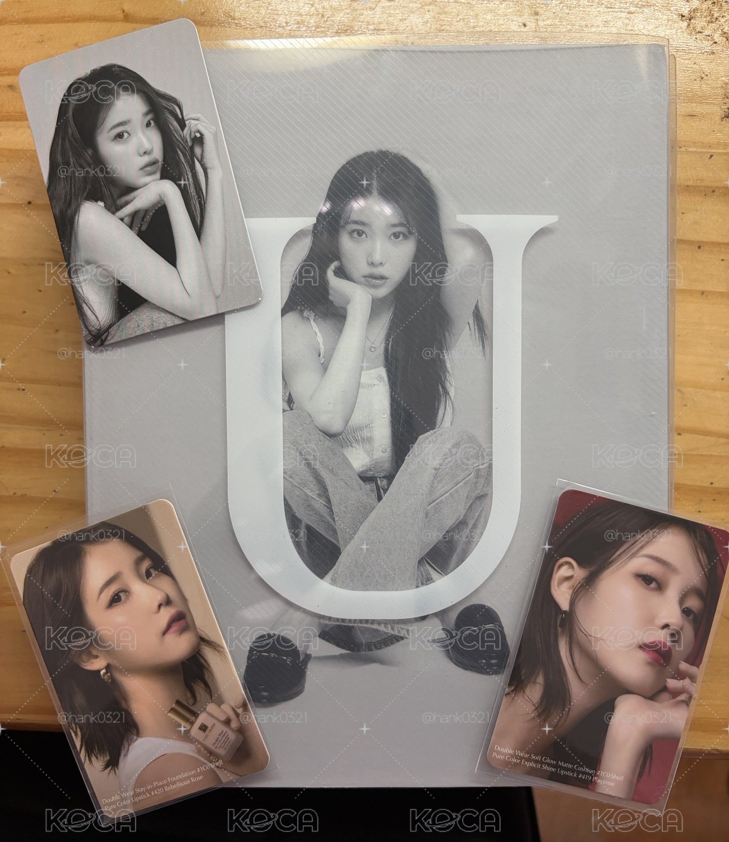 IU April 銀卡冊 含小卡 送雅詩蘭黛一組