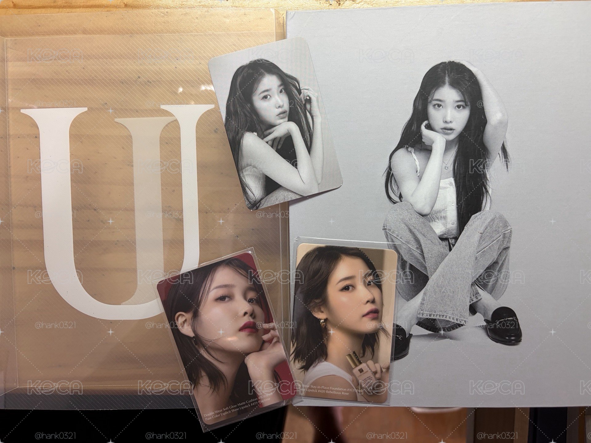 IU April 銀卡冊 含小卡 送雅詩蘭黛一組