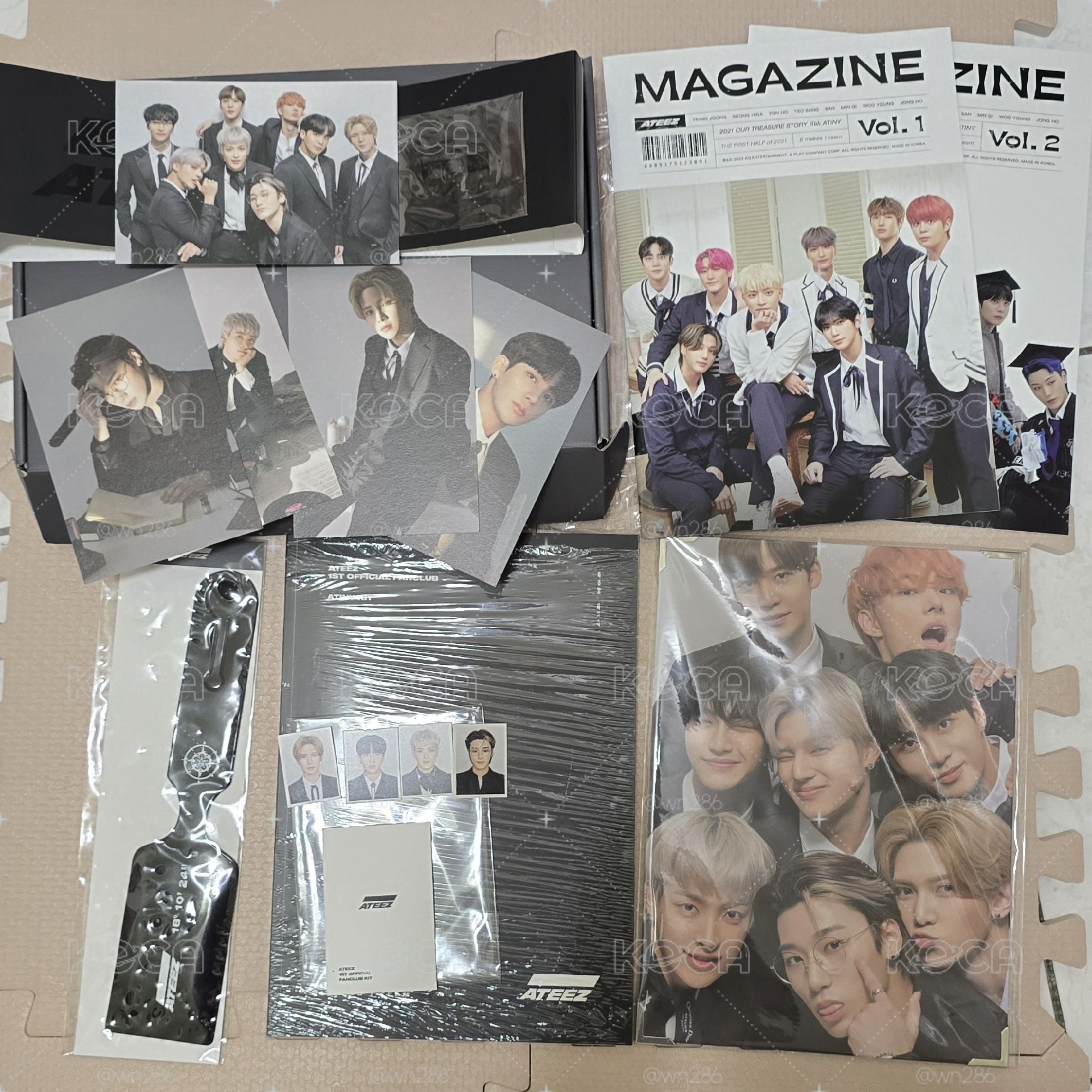 ATEEZ 一期會員禮 + 會員雜誌