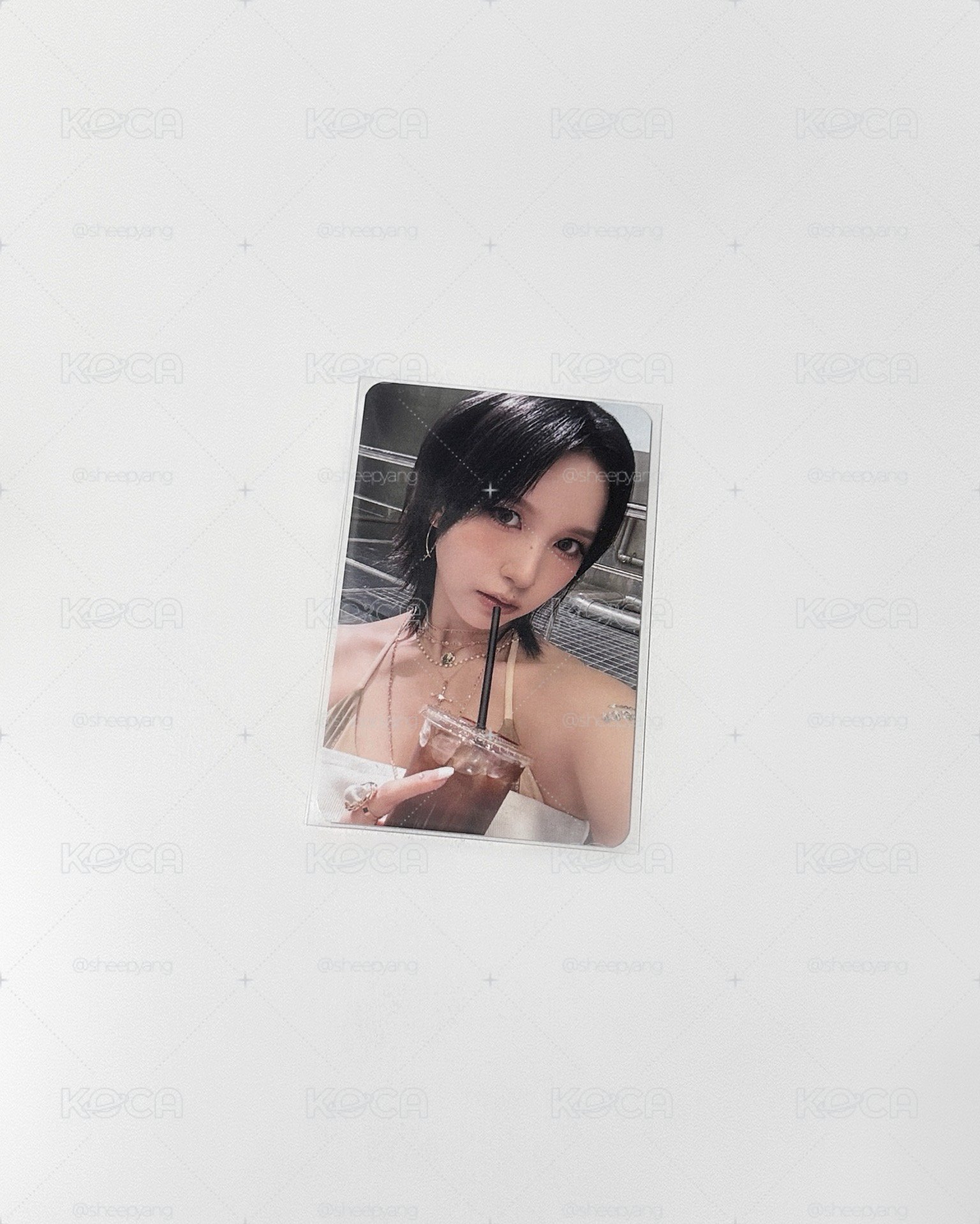 TWICE｜Mina 正規四 sw特典卡 冰美式