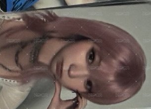 粉髮臉頰心❤️