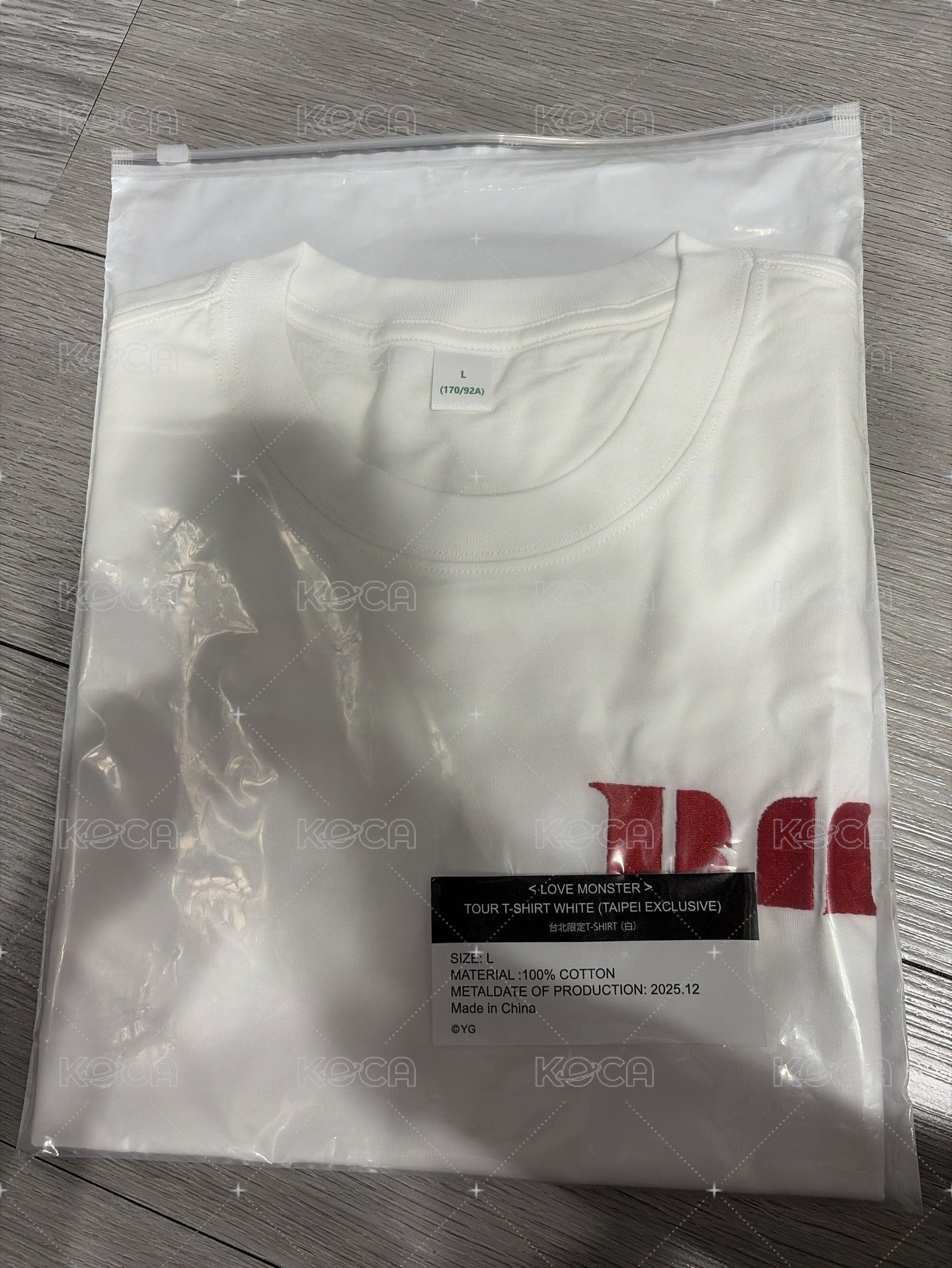 台北限定T白  L號