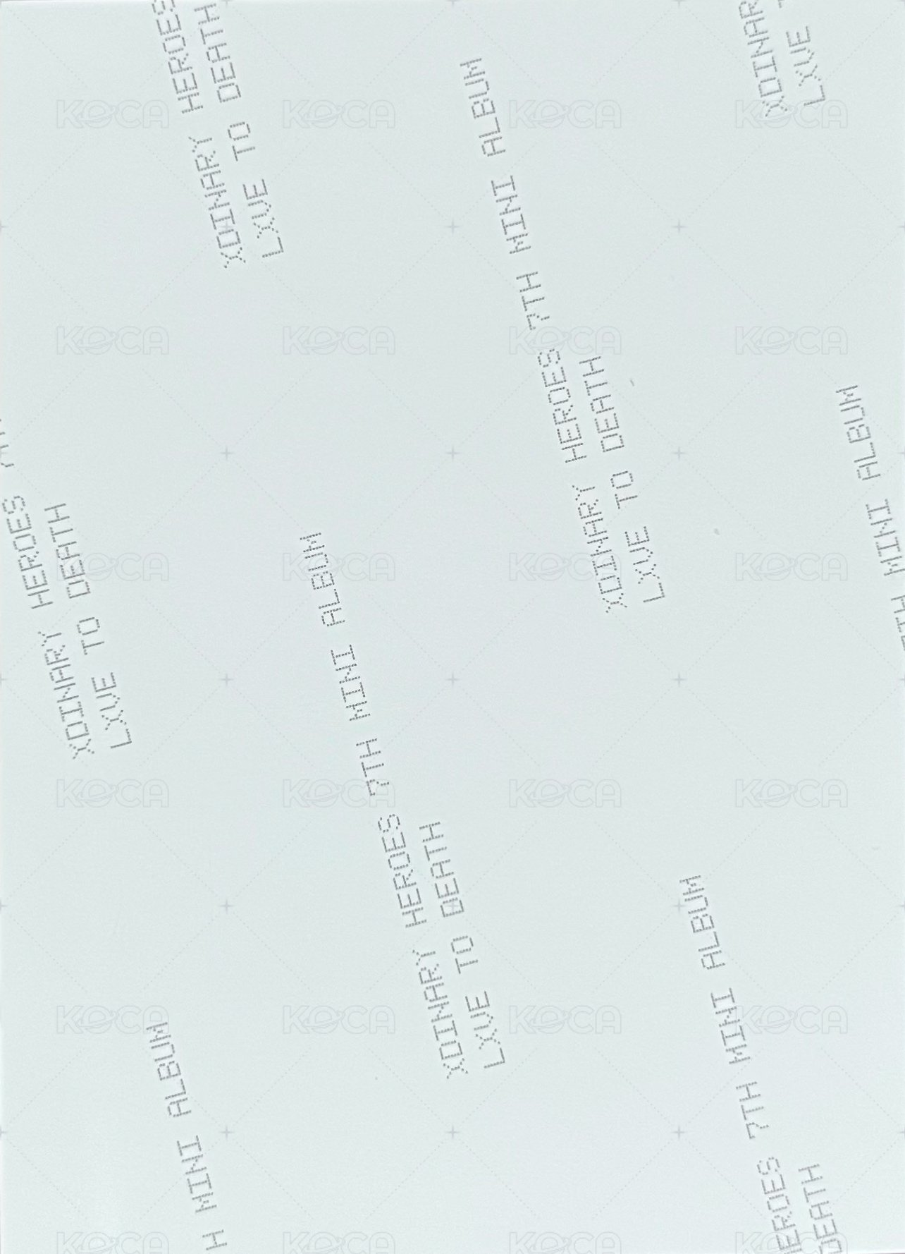 迷七 專輯卡 Tin Case 膠片照 背面