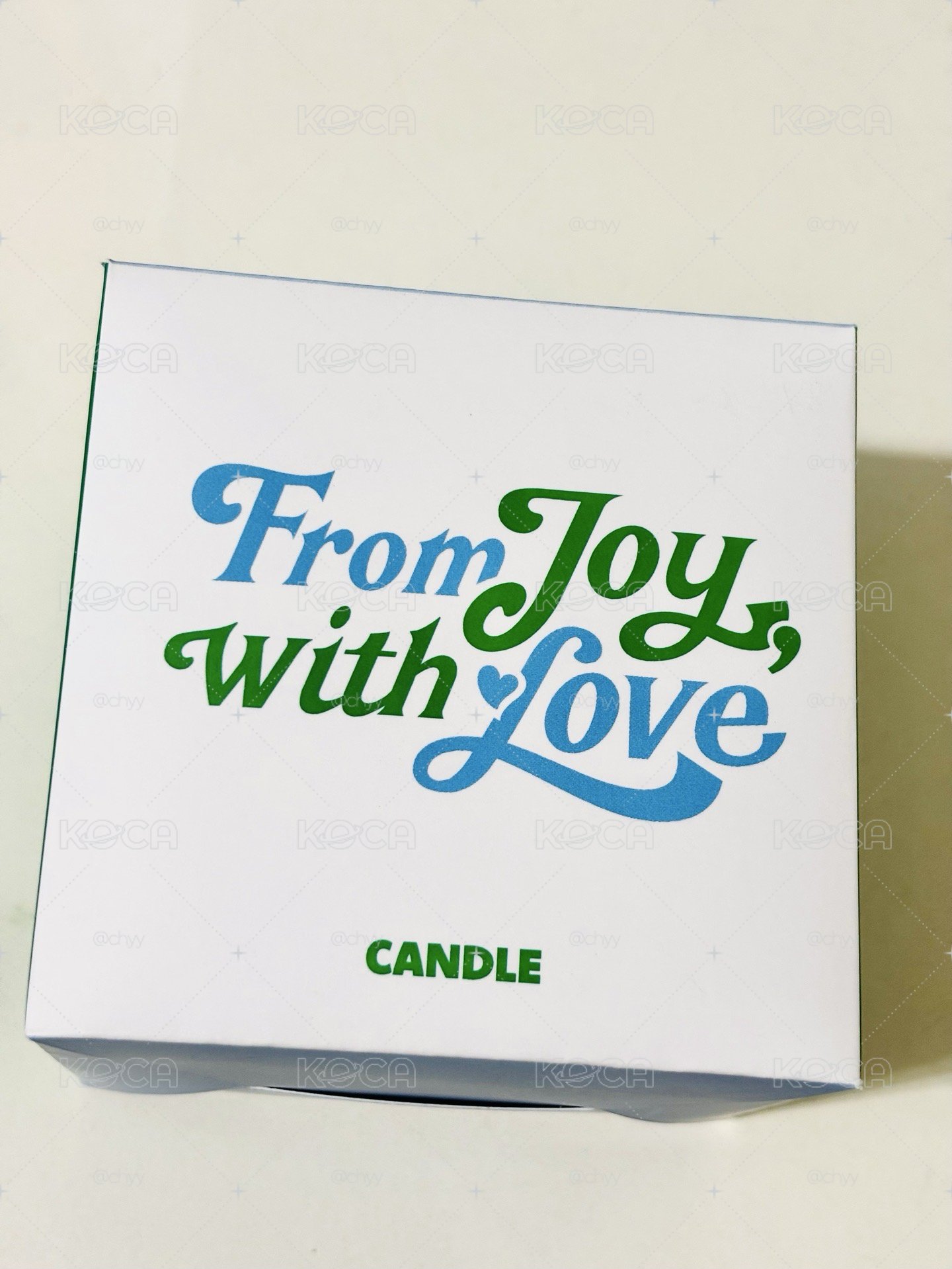 From JOY, with Love 香氛蠟燭  無小卡