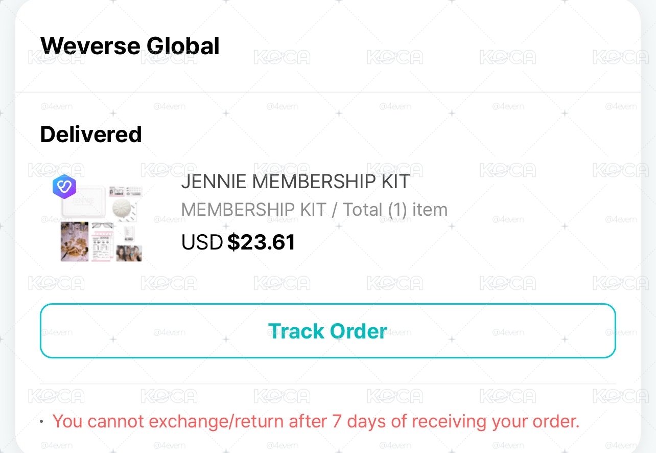 非現 代出Jennie二代會員禮 會員卡自留