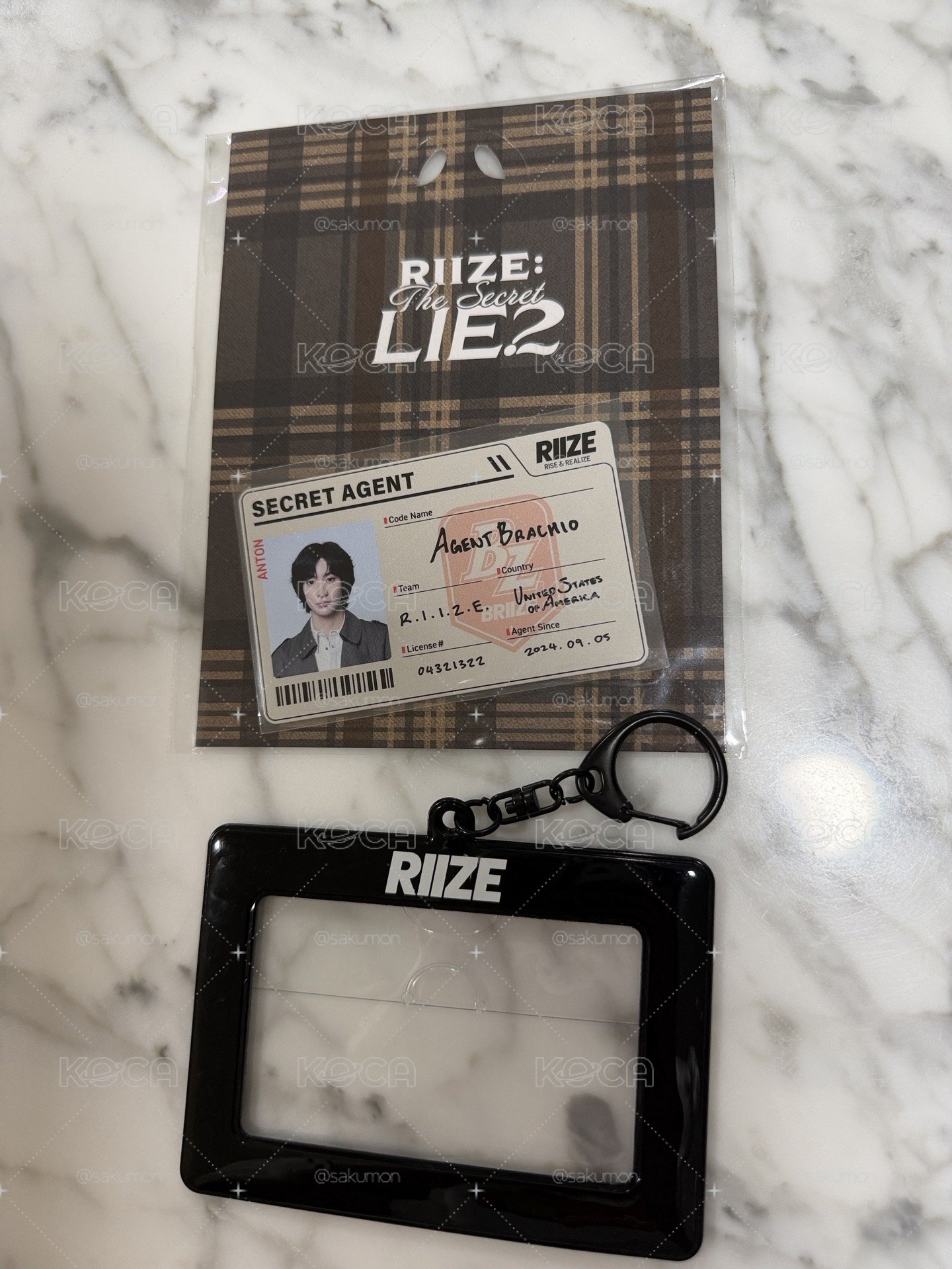 RIIZE 25年日本fm證件卡套組 anton