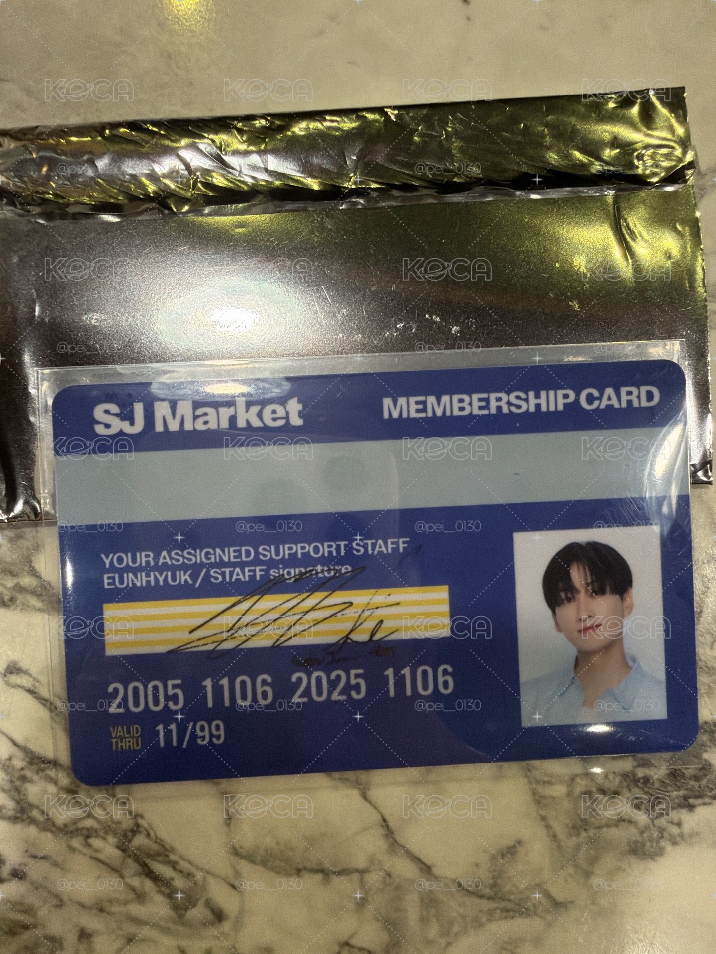 SJ MARKET 台北 入場卡 銀赫