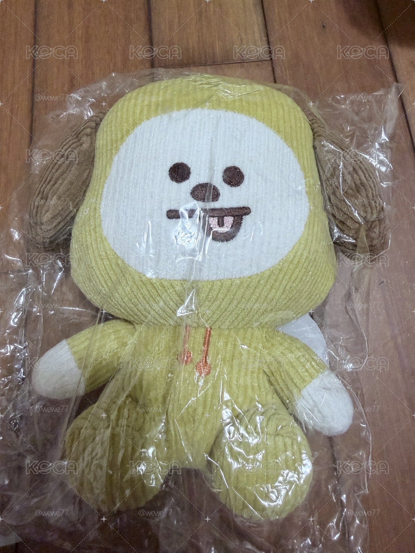BT21 日本限定 燈芯絨 S娃 CHIMMY