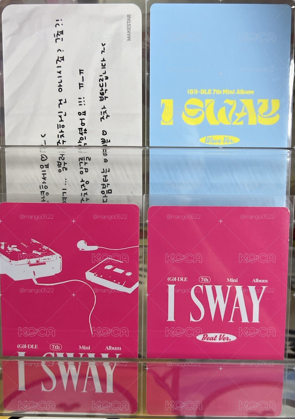 idle 面 （四張同裝照競標內含特典）低拋