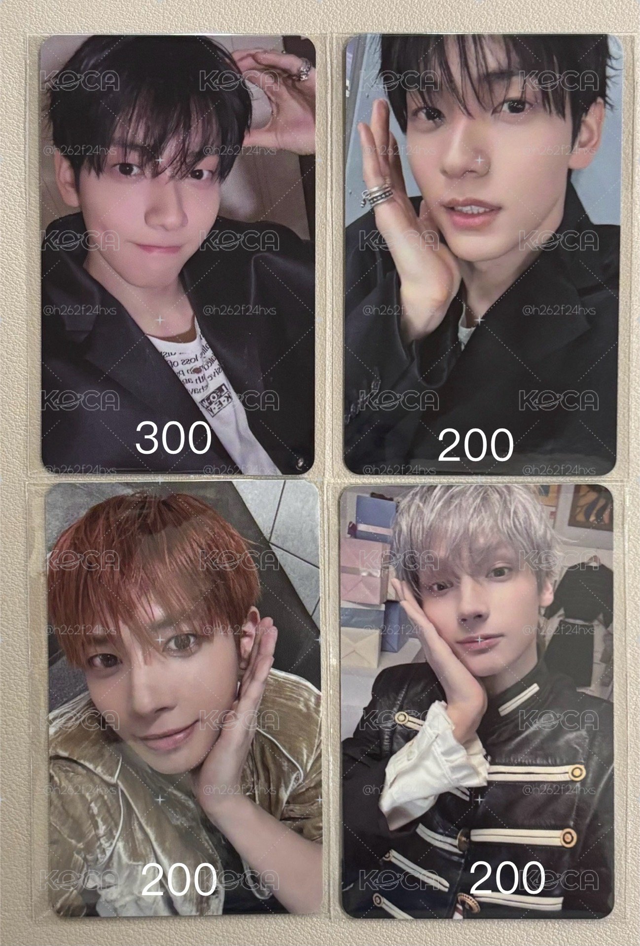 TXT 迷你8 EL1.0彬顯寧幸運卡&彬追加卡