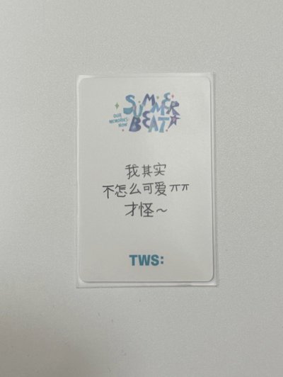 tws mini2 yzy清涼學長特典 英宰