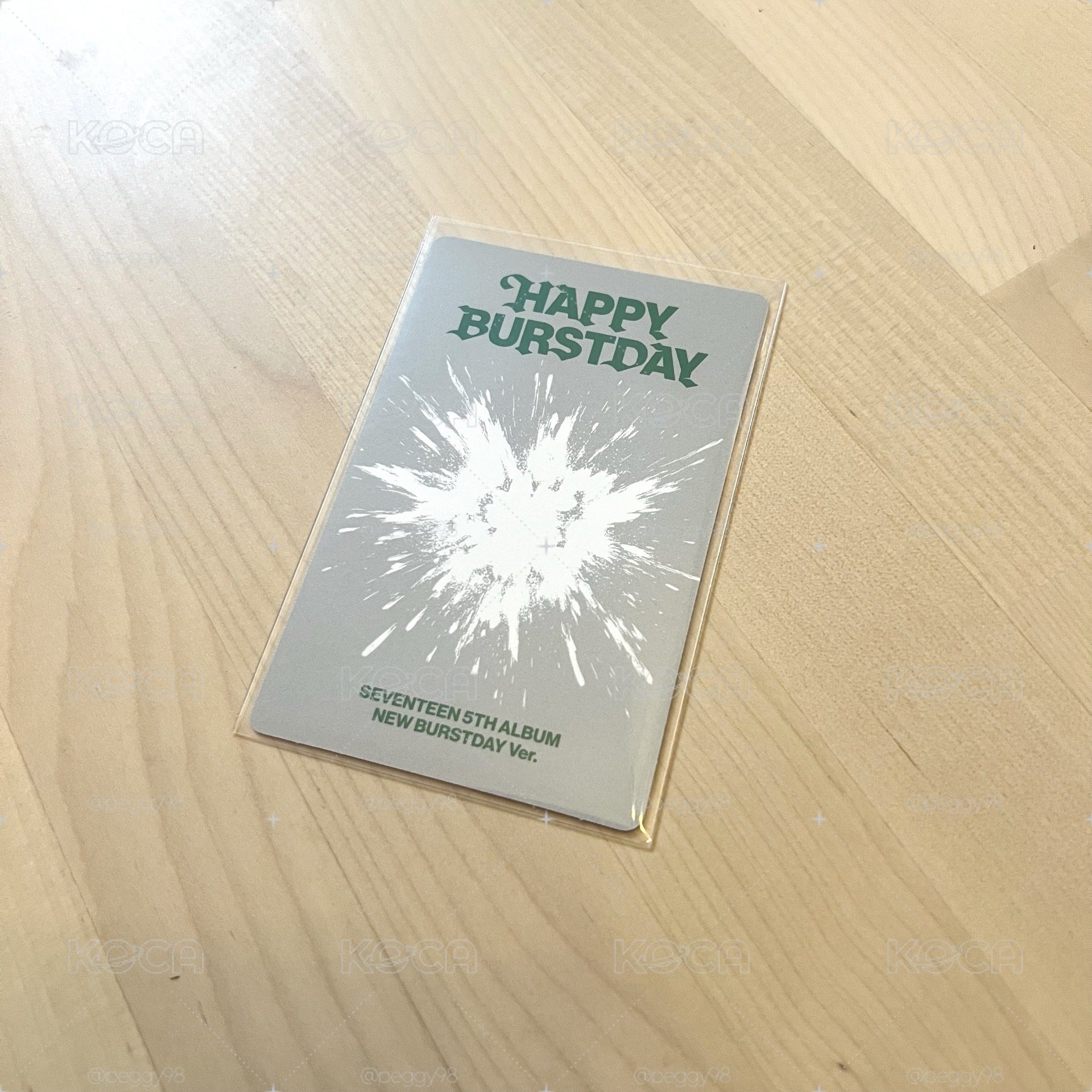 SEVENTEEN - [HAPPY BURSTDAY]  NEW BURSTDAY SEUNGKWAN 小卡