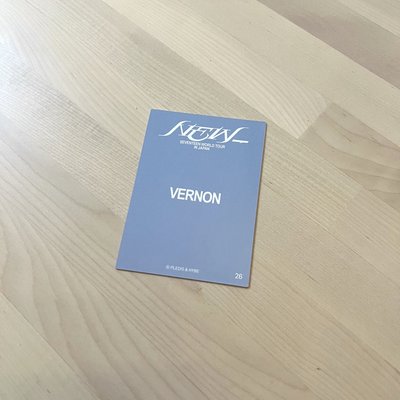 SEVENTEEN - NEW_ 日巡卡包 隨機卡 VERNON 小卡