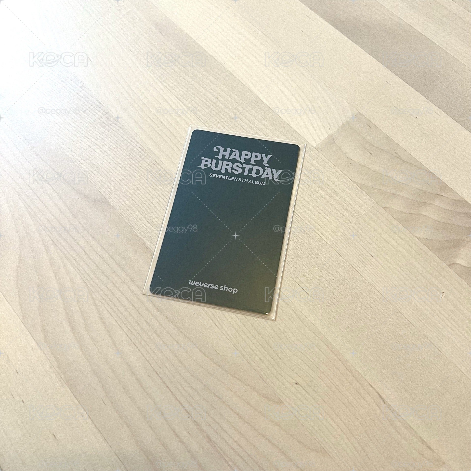 SEVENTEEN - [HAPPY BURSTDAY]  Weverse 特典 JUN 小卡