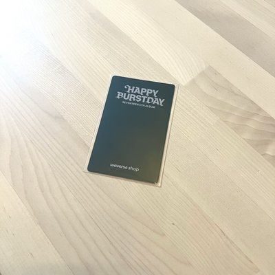 SEVENTEEN - [HAPPY BURSTDAY]  Weverse 特典 JUN 小卡