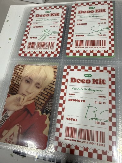 TXT2022DECO 周邊卡5張
