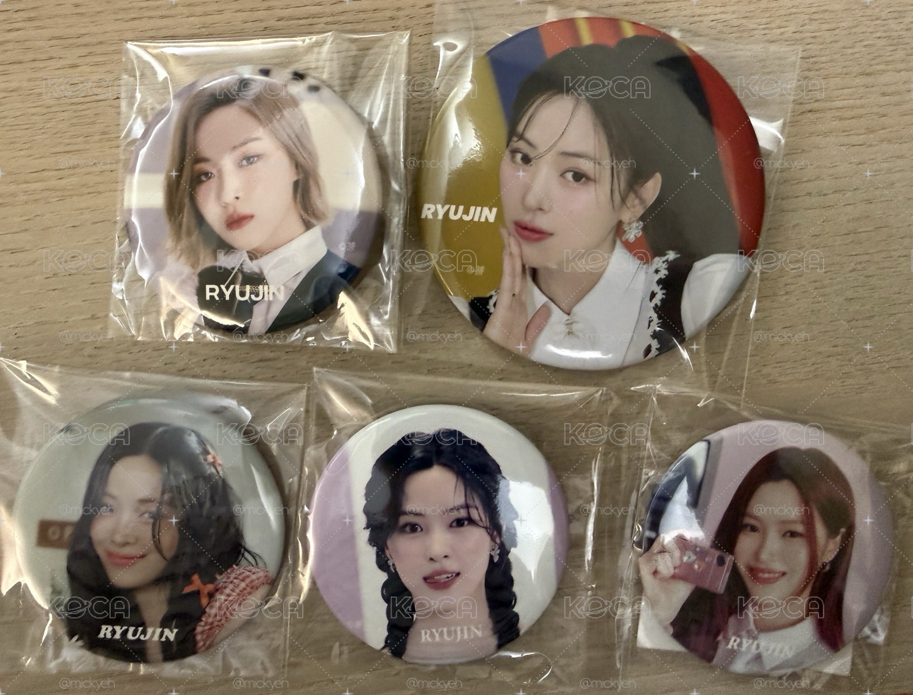 ITZY 留真 徽章