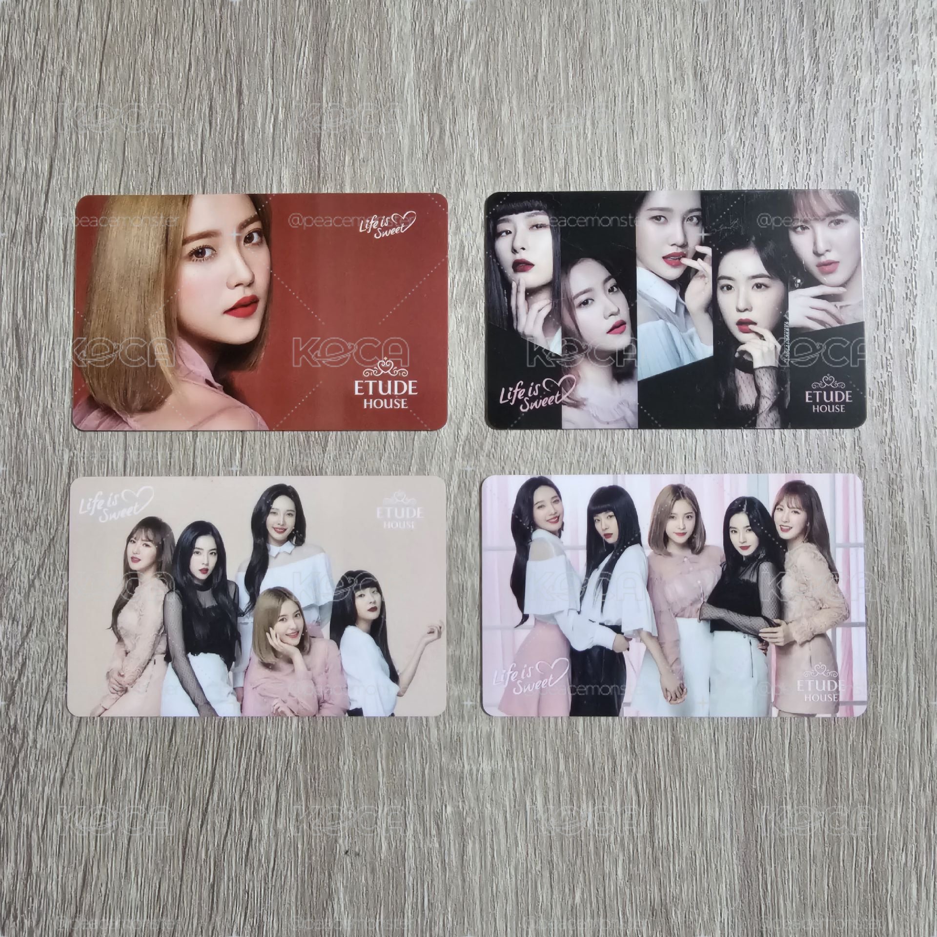 Red Velvet 代言 Etude House 禮物卡