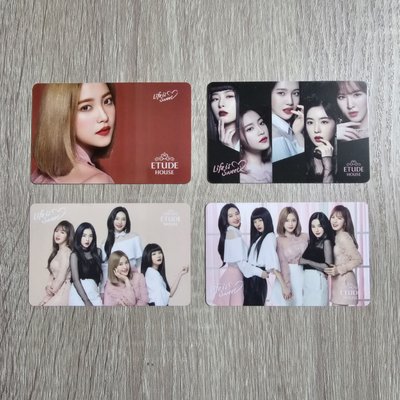 Red Velvet 代言 Etude House 禮物卡