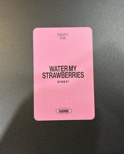 NewJeans Hanni 2025 Season’s  Greetings 年曆小卡