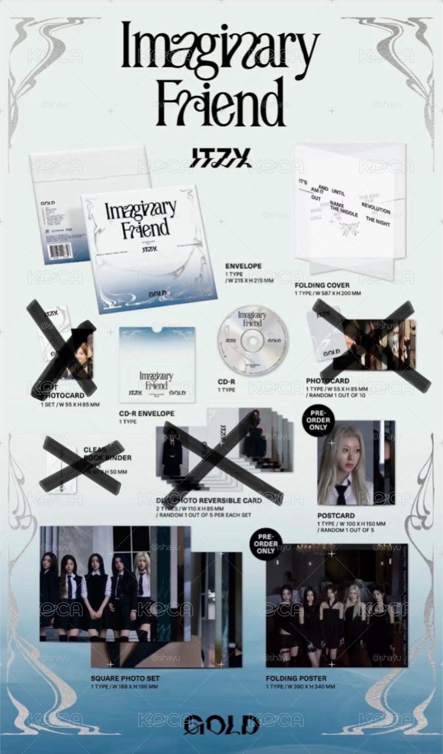 itzy | 幻想朋友特別版空專 🈚️打叉