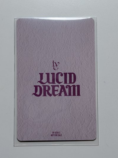 IVE日專LUCID DREAM限定I盤卡哇伊怜卡