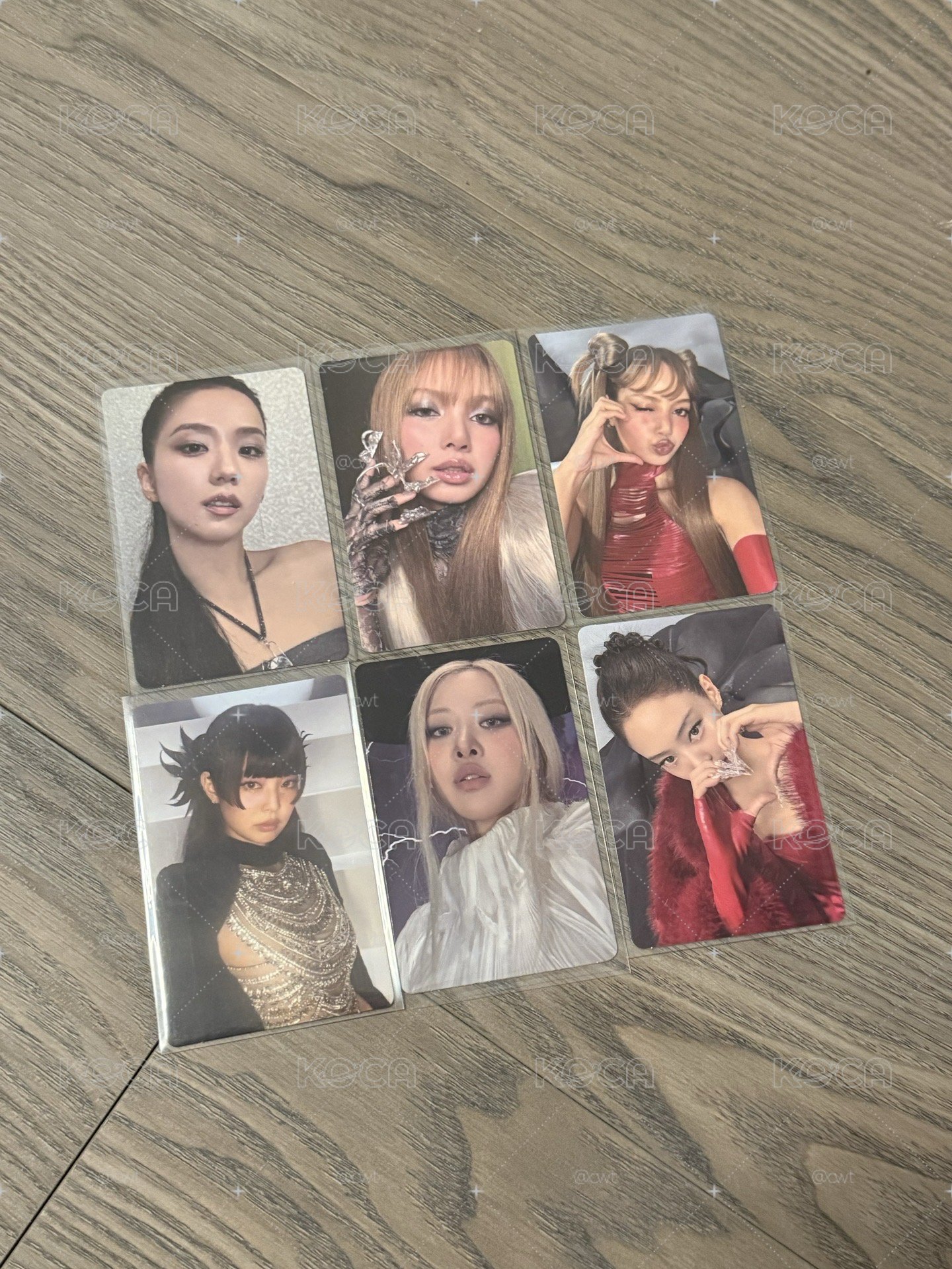 blckpink 專輯小卡 小盤