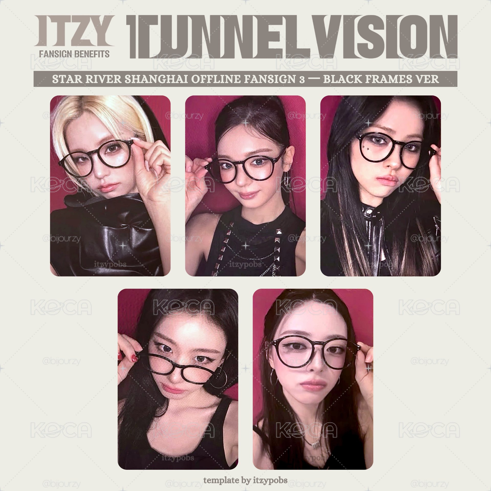 ITZY 黑框