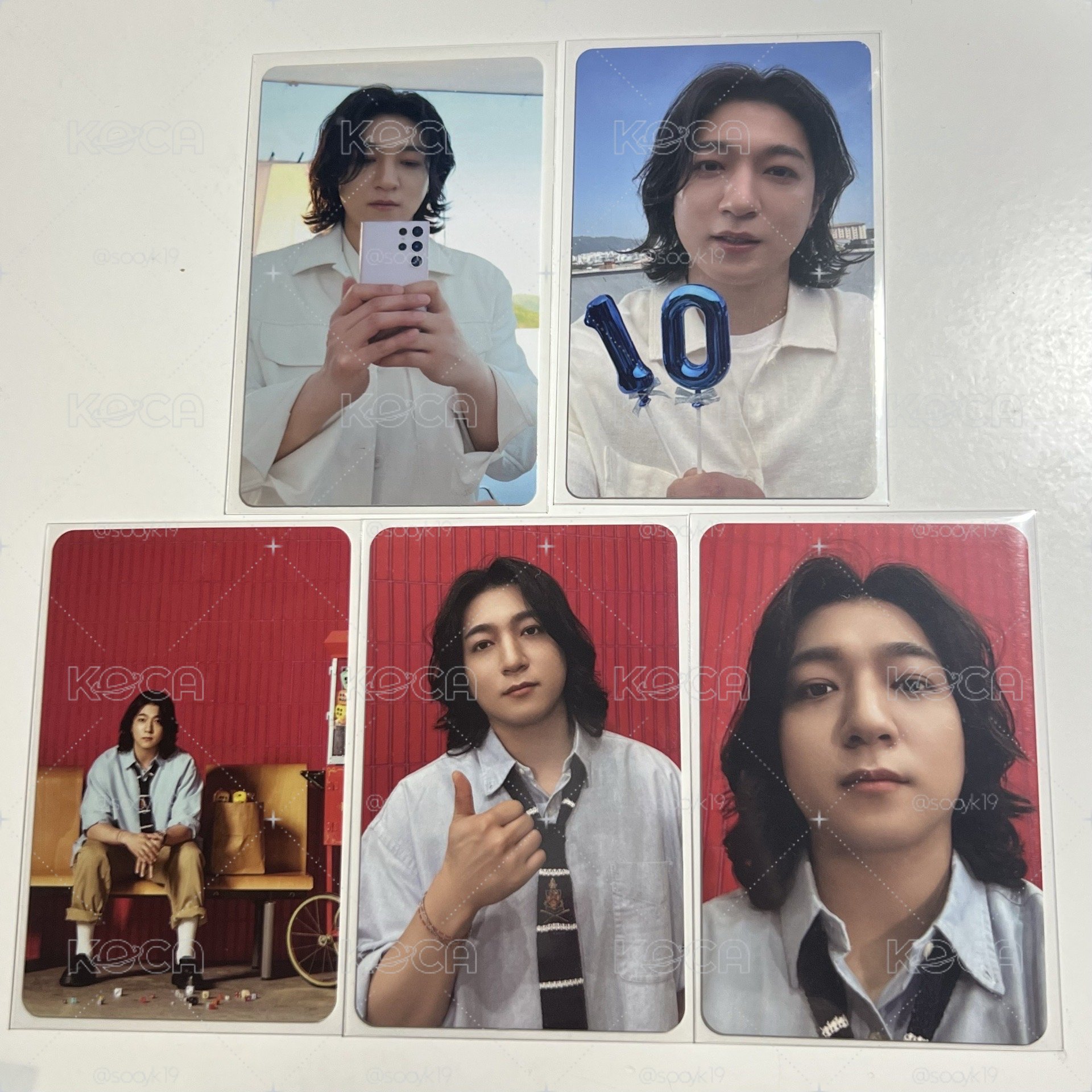 SUNGJIN滿額卡&專卡 5張