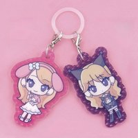 TAKARA TOMY [My Melody&Kuromi] 吊飾 