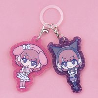 TAKARA TOMY [My Melody&Kuromi] 吊飾 