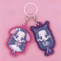TAKARA TOMY [My Melody&Kuromi] 吊飾 