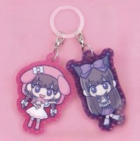 TAKARA TOMY [My Melody&Kuromi] 吊飾 