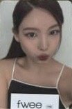 NAYEON X fwee 代言卡 