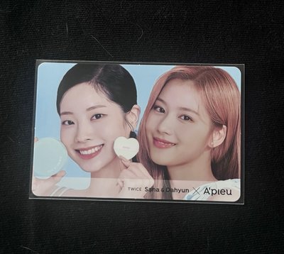 TWICE x apieu 多賢 Sana 雙人代言卡