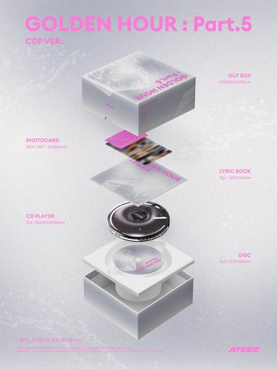 ATEEZ｜GOLDEN HOUR PART.5 專輯（CDP Ver.）