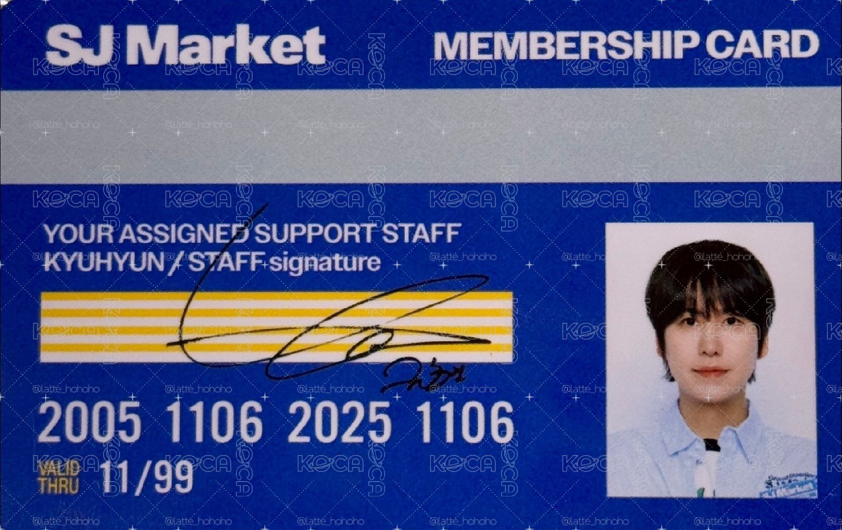 SJ MARKET 入場卡 圭賢