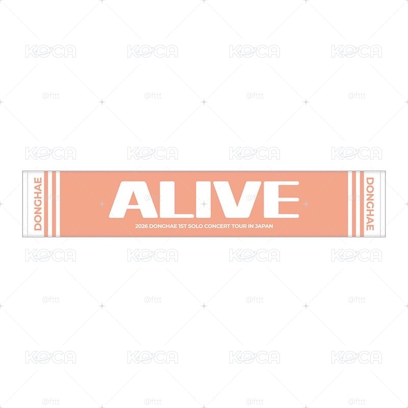 Super Junior 東海 ALIVE 日本 周邊 毛巾