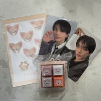 辰按鍵吊飾+寅貼紙+辰AB版小卡