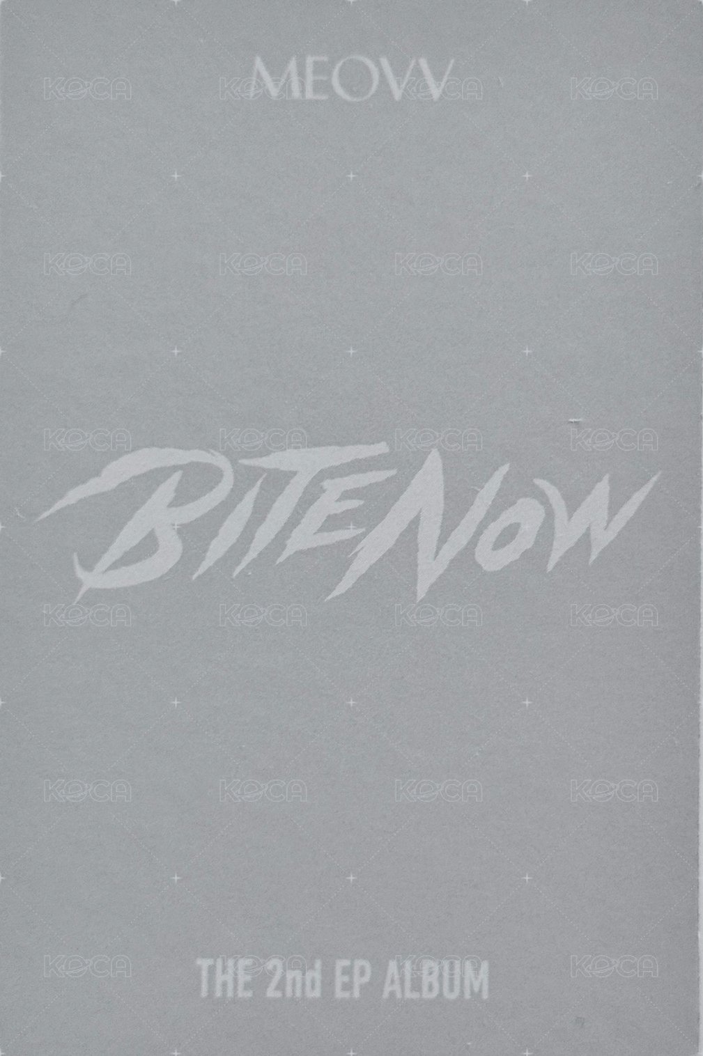 BITE NOW Anna單封 專輯卡 A ver. 背面